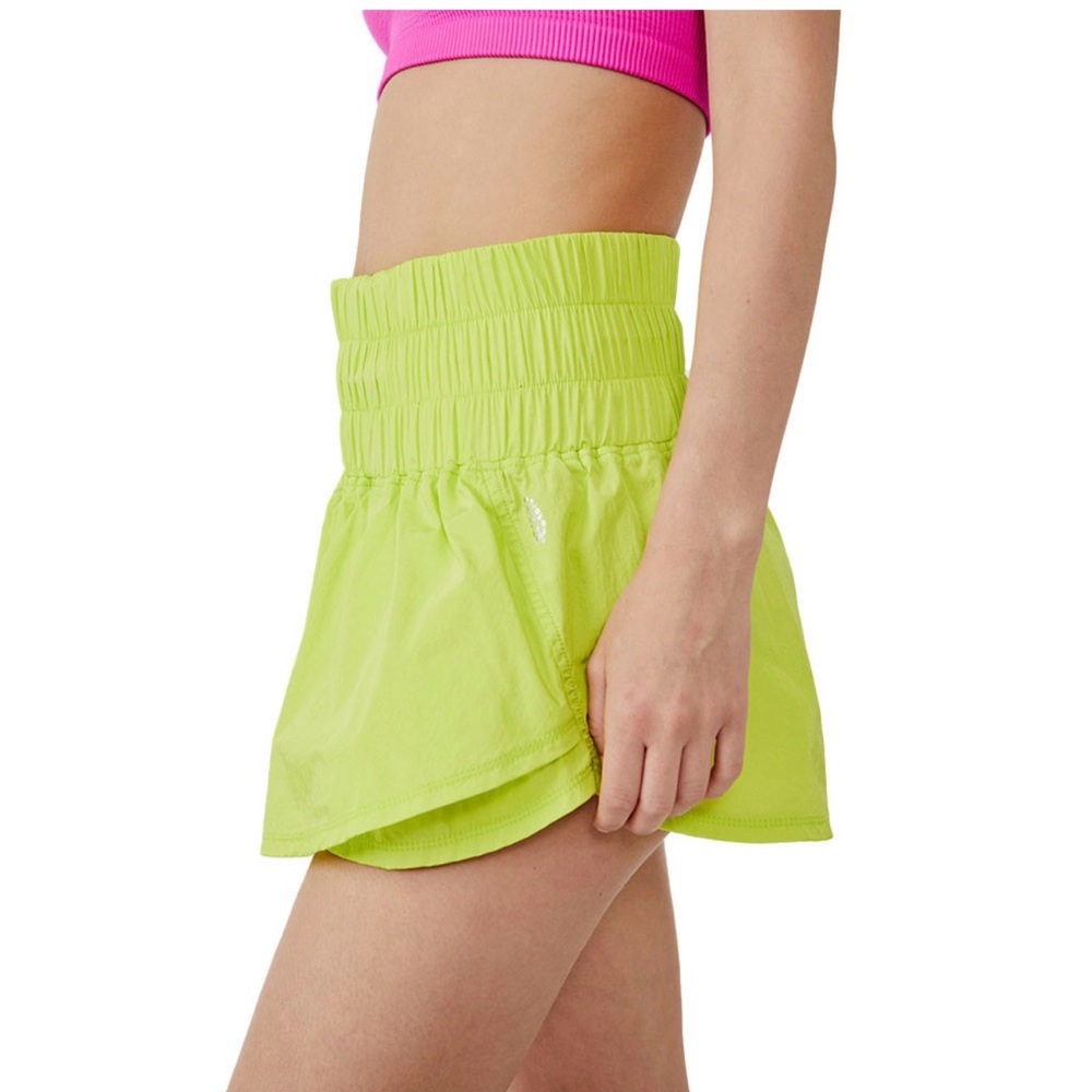 FP Movement High-Waist Neon Lime Women’s Active Skort - Limelight - XL